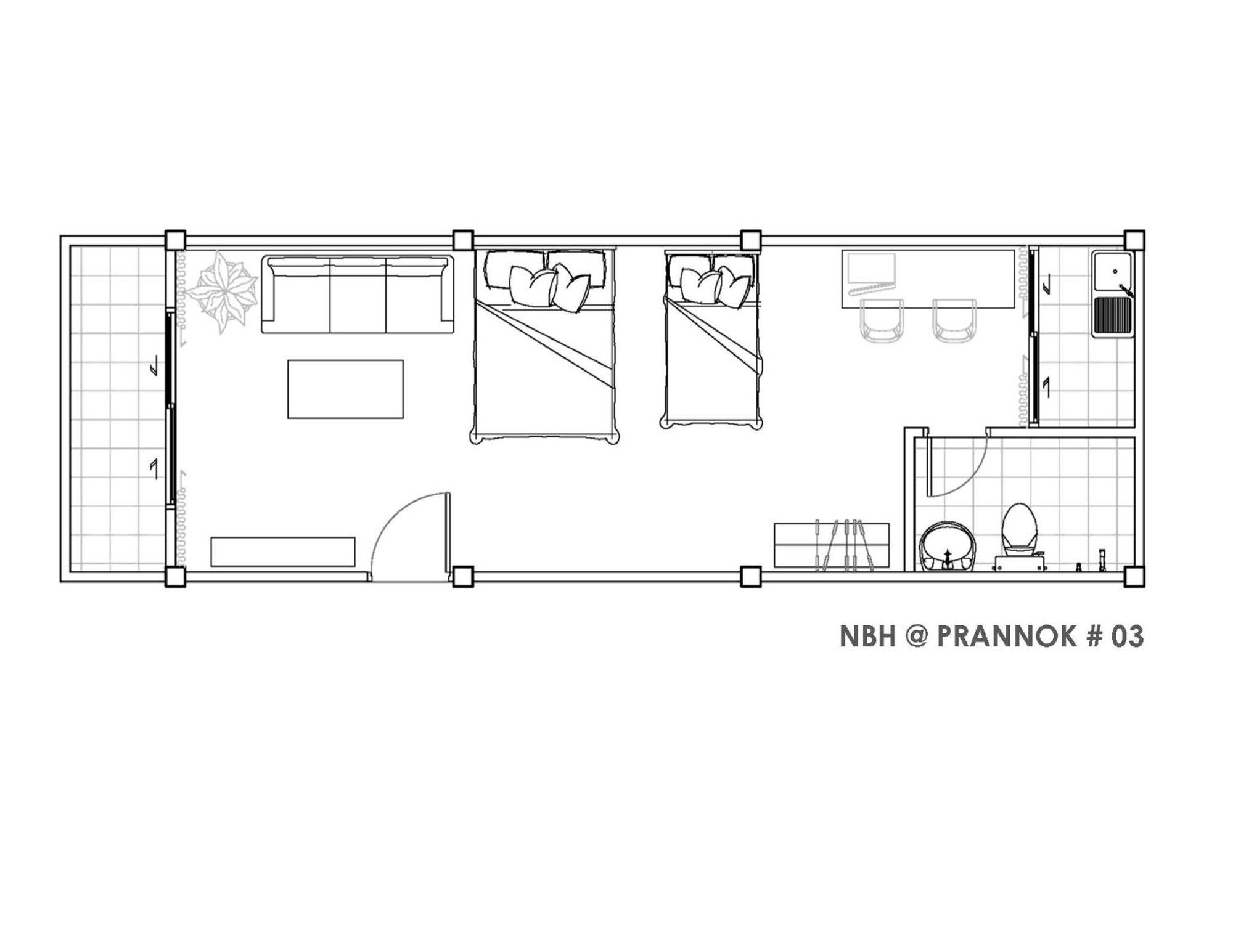 Nbh.@ Prannok Apartment Банкок Екстериор снимка